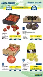 Gazetka promocyjna Metro - Wochen-Angebote Gastro - Gazetka - ważna od 13.12 do 13.12.2025 - strona 8 - produkty: angebot, aqua, avocado, beere, beeren, eis, erdbeere, erdbeeren, fisch, fische, Fischer, frischfisch, früchte, garnelen, grana, Granatäpfel, lack, meeresfrüchte, Metro, Muscheln, obst, Rana, reis, sac, Schal, Schale, Schere, Ti, tiefpreis, Waage, zitrone, zitronen