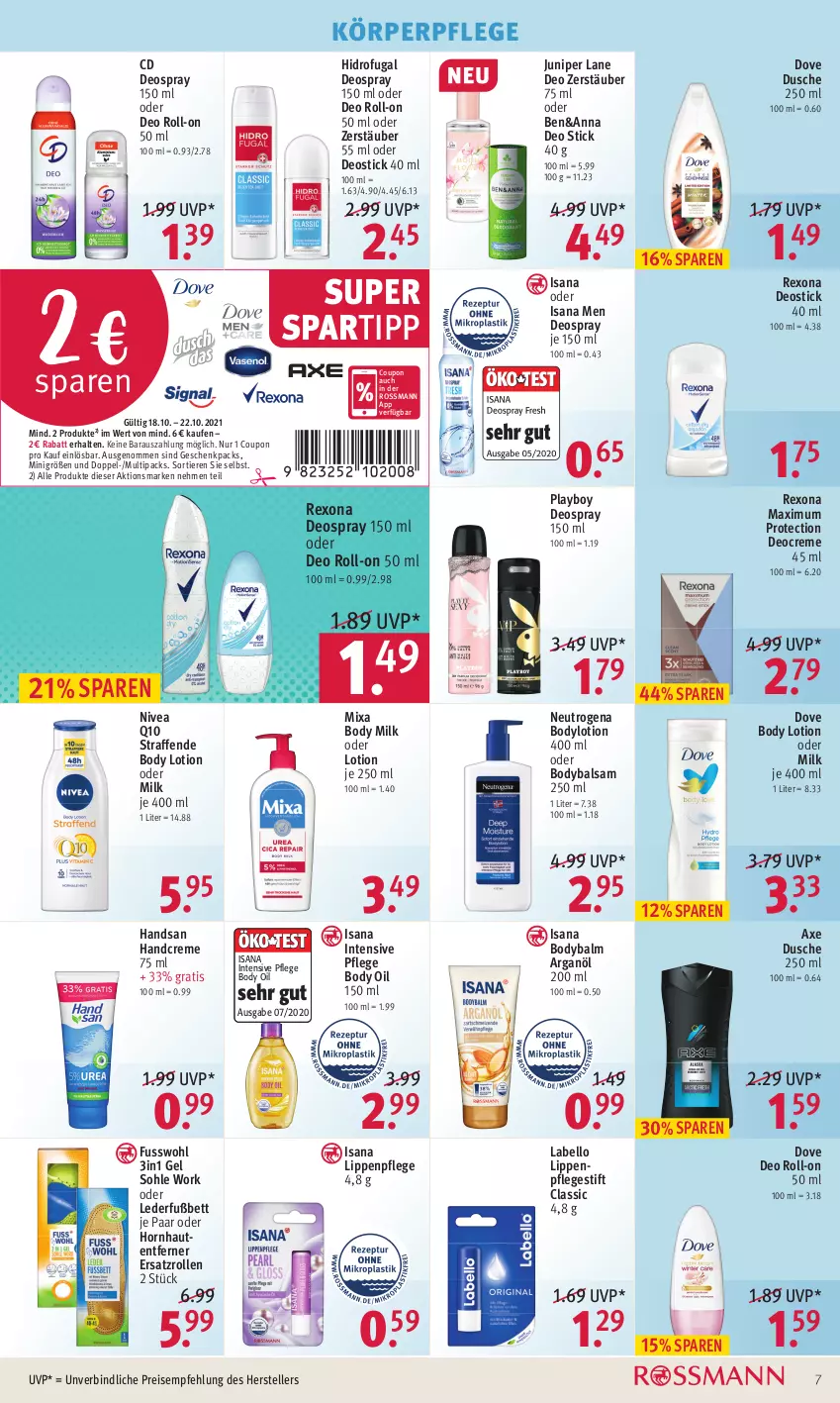 Aktueller Prospekt Rossmann - Prospekte - von 18.10 bis 22.10.2021 - strona 7