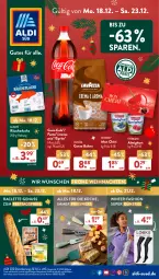 Gazetka promocyjna AldiSud - NÄCHSTE WOCHE - Gazetka - ważna od 23.12 do 23.12.2023 - strona 1 - produkty: aldi, almare, almighur, almighurt, auto, bohne, coca-cola, cola, ehrmann, ehrmann almighurt, eis, fanta, ferrero, küche, lachs, lavazza, Mezzo Mix, Mon Chéri, nuss, Räucherlachs, reis, sprite, Ti, weihnachten