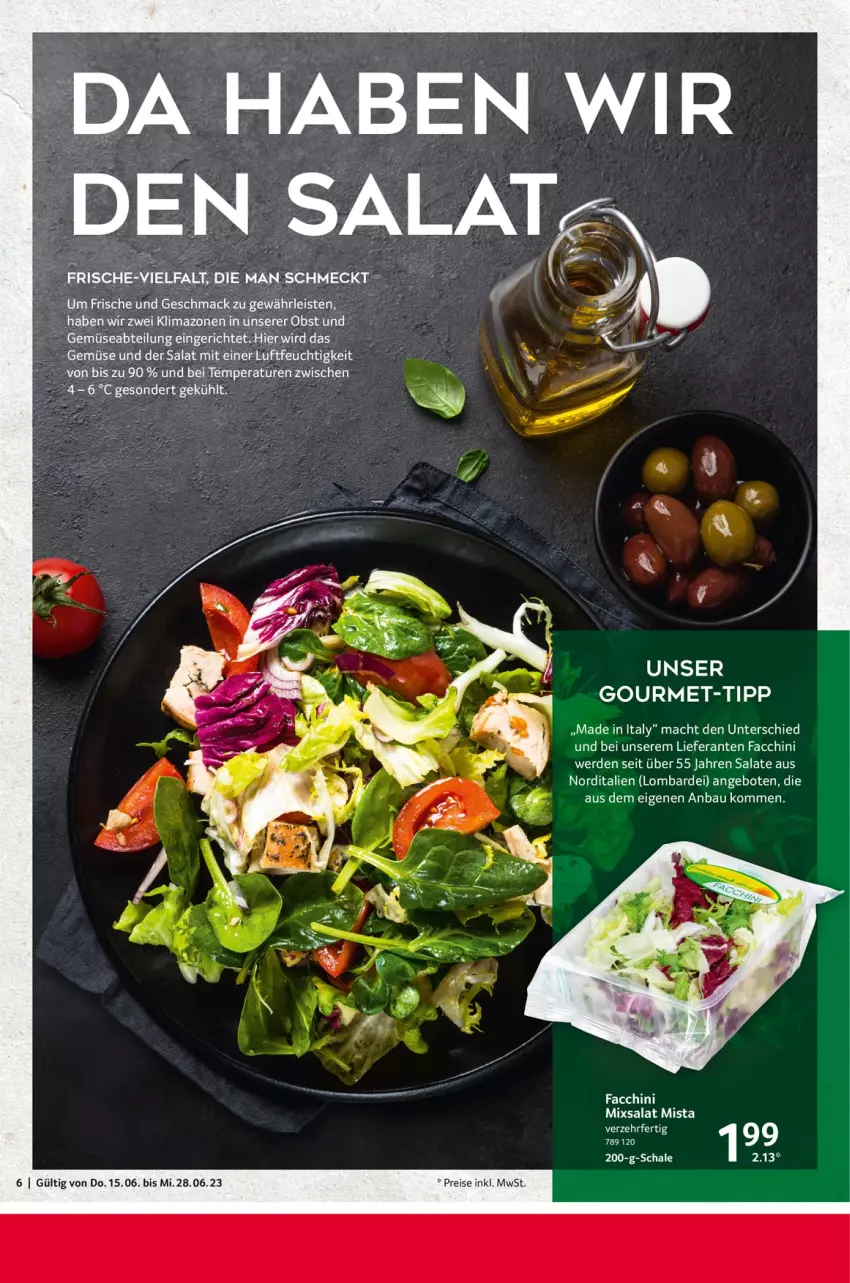 Aktueller Prospekt Selgros - Geniesser - von 15.06 bis 28.06.2023 - strona 6 - produkty: Abtei, ACC, angebot, angebote, Bau, eis, erde, mac, obst, reis, salat, salate, Schal, Schale, Ti