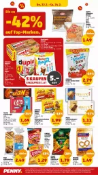 Gazetka promocyjna Penny - Prospekte - Gazetka - ważna od 24.02 do 24.02.2024 - strona 30 - produkty: brot, chips, chipsfrisch, eis, ferrero, flakes, gin, kaffee, kakao, Kinder, kitkat, kuchen, LG, lion, lorenz, merci, milch, reis, riegel, schoko, schoko-bons, schokolade, schokoriegel, tafelschokolade, Ti, vita, vollmilch, weck