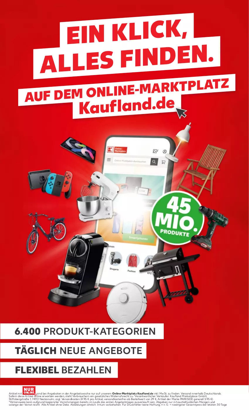 Aktueller Prospekt Kaufland - Prospekt - von 04.10 bis 09.10.2024 - strona 49 - produkty: angebot, angebote, eis, erde, ndk, Parkside, Rauch, reis, rel, Ti, versandkostenfrei, ZTE