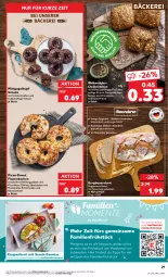 Gazetka promocyjna Kaufland - Prospekt - Gazetka - ważna od 09.10 do 09.10.2024 - strona 29 - produkty: angebot, angebote, auer, ball, Bau, Bauer, blume, blumen, brot, brötchen, chia, Donut, eis, flammkuchen, frischkäse, geback, hafer, Hefe, kakao, Käse, kuchen, lamm, Meister, mozzarella, Ofen, pizza, reis, rel, rezept, rezepte, rohschinken, röstzwiebeln, rum, saft, schinken, schoko, snack, sonnenblume, sonnenblumen, Sonnenblumenkerne, sonnenblumenkernen, steinofen, Ti, tisch, ZTE, zwiebel, zwiebeln