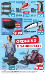 Gazetka promocyjna Kaufland - Prospekt - Gazetka - ważna od 09.10 do 09.10.2024 - strona 41 - produkty: akku, Behälter, beutel, bodenstaubsauger, braun, Brei, bügel, Bügeleisen, bürste, eis, elle, erde, fenster, fenstersauger, handstaubsauger, möbel, ndk, Parkside, Pfau, Rauch, Reinigung, rel, rowenta, Saugroboter, schmutzfangmatte, schuhe, Sofa, spülmaschinen, staubsauger, Ti, versandkostenfrei, vileda, wandhalterung