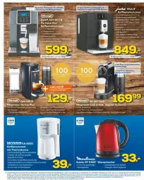 Gazetka promocyjna Euronics - Prospekte - Gazetka - ważna od 13.04 do 13.04.2022 - strona 12 - produkty: auto, caffe, cin, delonghi, elle, espresso, getränk, getränke, kaffee, kaffeeautomat, kaffeevollautomat, Leuchte, LG, mac, milch, milchaufschäumer, nespresso, rel, resa, Spezi, tasse, tee, Ti, wasser, wassertank