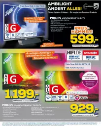 Gazetka promocyjna Euronics - Prospekte - Gazetka - ważna od 13.04 do 13.04.2022 - strona 3 - produkty: dvb, HDMI, LG, Philips, Spiele, Subwoofer, Ti, tuner, uhd, UHD-TV, usb