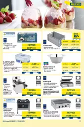 Gazetka promocyjna Metro - Monats-Menü - Gazetka - ważna od 30.06 do 30.06.2025 - strona 17 - produkty: Becher, Behälter, Desinfektion, Dr.Becher, edelstahl, Einmalhandtücher, eis, Elektro, elle, Finish, flasche, fritteuse, gefrierfach, geschirr, geschirrspülmittel, grill, grillfläche, grillplatte, handtücher, hocker, klarspüler, Kocher, kontaktgrill, latte, lebensmittel, LG, mikrowelle, reiniger, reis, sahne, Schal, schüssel, sprühflasche, spülmaschinen, spülmittel, thermostat, Ti, tiefpreis, tücher