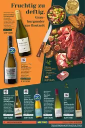 Gazetka promocyjna Metro - Wein köstlich kombiniert - Gazetka - ważna od 01.03 do 01.03.2022 - strona 8 - produkty: auer, Bad, Bau, Bauer, beere, beeren, bier, Biere, burgunder, eis, erde, flasche, fleisch, frucht, früchte, garnelen, getränk, getränke, grauburgunder, grill, mac, natur, nuss, Oberbergener Baßgeige, Palette, pfirsich, saro, schinken, schwarzwälder schinken, Stachelbeeren, Ti, wein, weine