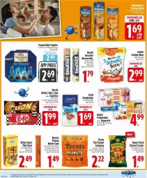 Gazetka promocyjna Edeka - Prospekte - Gazetka - ważna od 11.04 do 11.04.2026 - strona 18 - produkty: beutel, butter, chili, cracker, debeukelaer, deka, eis, funny-frisch, Kinder, kinder schokolade, kitkat, lindt, lion, nuss, oder yogurette, Reese's, reis, ritter, rum, schoko, schoko-bons, schokolade, smarties, Sport, Ti, Yo, yogurette, ZTE