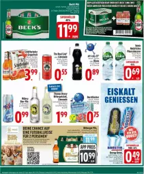Gazetka promocyjna Edeka - Prospekte - Gazetka - ważna od 11.04 do 11.04.2026 - strona 21 - produkty: Afri Cola, alkohol, Alwa, ball, bier, bitburger, bitburger pils, burger, cola, deka, drink, durstlöscher, eis, energy drink, flasche, getränk, grapefruit, Heu, limo, limonade, mineralwasser, pils, reis, rel, schöfferhofer, Ti, volvic, volvic natürliches, wasser