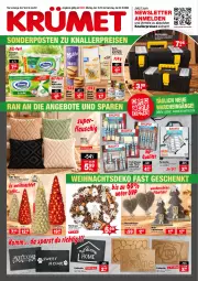 Gazetka promocyjna  - Prospekte - Gazetka - ważna od 24.10 do 24.10.2026 - strona 1 - produkty: angebot, angebote, Anhänger, batterie, batterien, Bau, beere, beeren, braun, bügel, butter, eis, elle, Farbroller, Fußmatte, hafer, haferfleks, honig, HP, keks, kissen, knallerpreis, kölln, Kranz, LG, milka, papier, peanut butter, Pinsel, reis, Roller, schoko, sonderposten, teller, Ti, timer, toilettenpapier, Weihnachtsbaum, werkzeug, Werkzeugbox