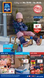 Gazetka promocyjna AldiSud - IN ZWEI WOCHEN - Gazetka - ważna od 28.10 do 28.10.2023 - strona 1 - produkty: aldi, auto, Bad, eis, Kinder, Kinderspiel, Mode, nuss, reis, spielzeug, Ti