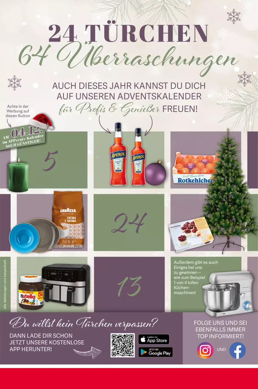 Aktueller Prospekt Selgros - Appventskalender - von 01.12 bis 24.12.2024 - strona 2 - produkty: Adventskalender, buch, eis, erde, google play, küche, Küchen