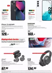 Gazetka promocyjna Media Markt - Prospekte - Gazetka - ważna od 31.05 do 31.05.2023 - strona 7 - produkty: akku, Betriebssystem, bett, binden, bio, Brei, dual-sim, dual-sim-smartphone, eis, elle, fisch, fische, frontkamera, In-Ear Kopfhörer, iphone, IPhone 13, jbl, kamera, kopfhörer, lays, reis, ring, rwe, Samsung, samsung galaxy, schnellladefunktion, sim, smartphone, Surf, tee, telefon, Ti