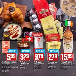 Gazetka promocyjna Hit - Prospekte - Gazetka - ważna od 31.12 do 31.12.2022 - strona 23 - produkty: baileys, beutel, creme, dessert, desserts, eis, espresso, flasche, getränk, getränke, likör, nespresso, ritter, sahne, sauce, saucen, schoko, schokolade, schokoladen, tee, Ti, tiramisu
