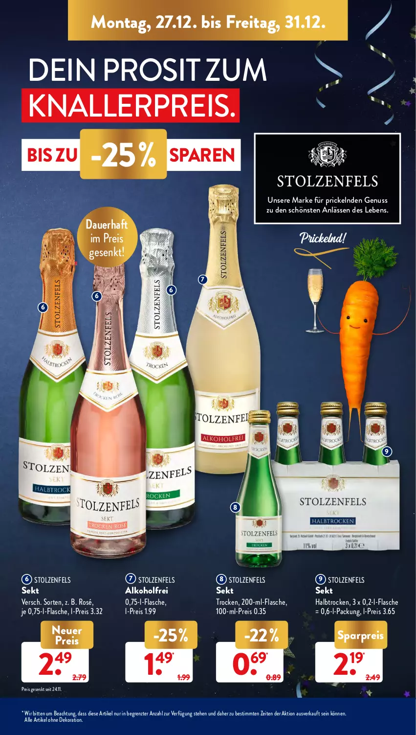 Aktueller Prospekt AldiSud - ALDI Aktuell - von 27.12 bis 31.12.2021 - strona 7 - produkty: alkohol, alle artikel ohne dekoration, auer, dekoration, eis, flasche, knallerpreis, nuss, reis, sekt, Ti, ZTE