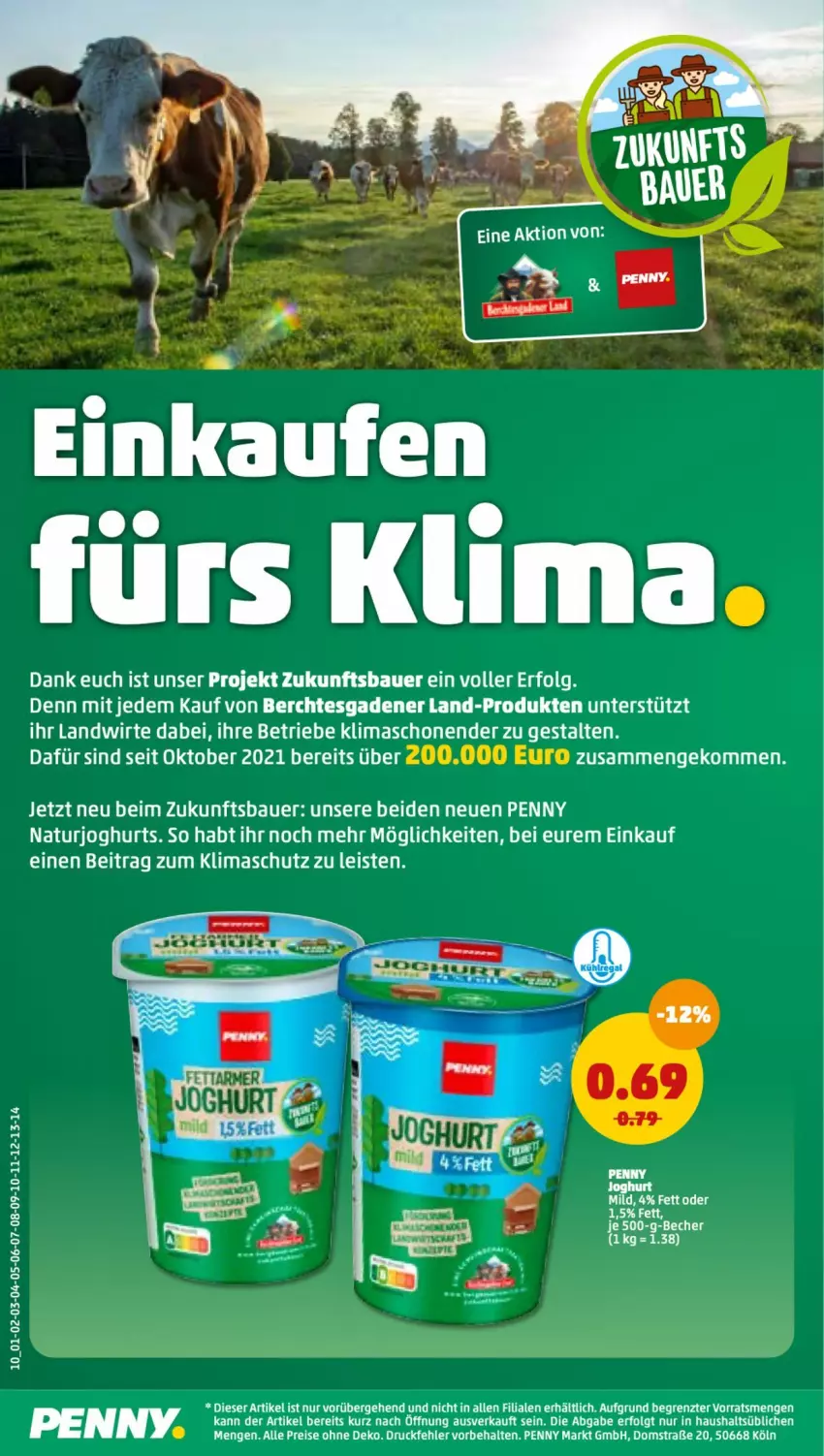 Aktueller Prospekt Penny - Prospekte - von 21.03 bis 26.03.2022 - strona 10 - produkty: auer, Bau, Bauer, Becher, eis, joghur, joghurt, LG, natur, naturjoghurt, reis, Ti, ZTE