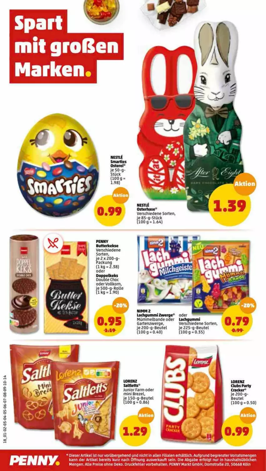 Aktueller Prospekt Penny - Prospekte - von 21.03 bis 26.03.2022 - strona 18 - produkty: beutel, brezel, butter, butterkeks, cracker, eis, Garten, keks, kekse, korn, lachgummi, LG, lorenz, Nimm 2, reis, saltletts, tee, Ti, ZTE