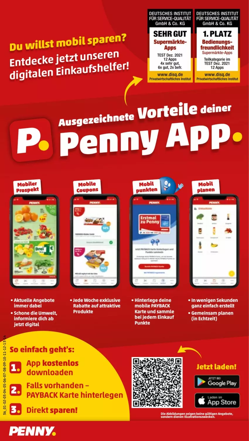 Aktueller Prospekt Penny - Prospekte - von 21.03 bis 26.03.2022 - strona 36 - produkty: angebot, angebote, payback, Ti, weck