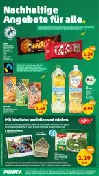 Gazetka promocyjna Penny - Prospekte - Gazetka - ważna od 26.03 do 26.03.2022 - strona 12 - produkty: auer, Bau, Bauer, bio, bio limo, eis, flasche, iglo, kakao, kitkat, limo, lion, mac, Mett, natur, pet-flasche, rahm-spinat, reis, schoko, schokolade, spinat, Ti, vio bio limo, Wild, ZTE