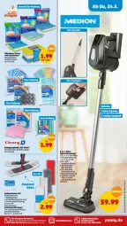 Gazetka promocyjna Penny - Prospekte - Gazetka - ważna od 26.03 do 26.03.2022 - strona 29 - produkty: akku, Behälter, bodenwischer, bürste, bürsten, kraft, Leuchte, Reinigung, Stielsauger, telefon, Teleskop, teleskopstiel, Ti, uhr