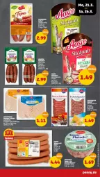 Gazetka promocyjna Penny - Prospekte - Gazetka - ważna od 26.03 do 26.03.2022 - strona 3 - produkty: aoste stickado, auer, chorizo, eis, fleisch, Geflügel, houdek, kabanos, Käse, salami, schwein, stickado, Ti, wein, wiener, zwiebel