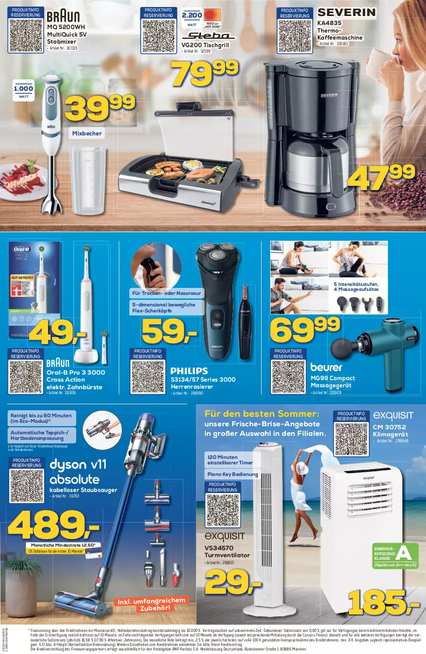 Aktueller Prospekt Berlet - Markt ändern > - von 07.08 bis 12.08.2023 - strona 7 - produkty: angebot, angebote, auto, Becher, bürste, consors finanz, cross action, Dyson, eimer, eis, grill, herrenrasierer, kaffee, kaffeemaschine, klimagerät, LG, Massagegerät, mastercard, Mixer, oral-b, rasierer, rum, Spektrum, stabmixer, staubsauger, teppich, Ti, timer, tisch, tischgrill, turmventilator, ventilator, zahnbürste