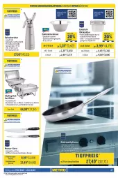 Gazetka promocyjna Metro - GastroJournal - Gazetka - ważna od 12.03 do 12.03.2025 - strona 27 - produkty: Alwa, auto, Behälter, beleuchtung, bürste, decke, Deckel, edelstahl, eis, elle, gefrierschrank, herdarten, kühlschrank, laufräder, messer, Metro, Ofen, pfanne, regal, Reinigung, reinigungsbürste, reis, Ria, rum, sahne, Schrank, schüssel, Spektrum, Sport, spülmaschinen, teller, Ti, tiefpreis, tisch, Transportwagen