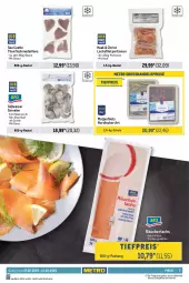 Gazetka promocyjna Metro - GastroJournal - Gazetka - ważna od 12.03 do 12.03.2025 - strona 7 - produkty: Abtei, angebot, angebote, aqua, beutel, coupon, eis, elle, filet, filets, fisch, fischtheke, frischfisch, garnelen, kabeljaufilet, lachs, lachsfilet, LG, matjes, Matjesfilet, matjesfilets, medaillons, Metro, Räucherlachs, reis, Ria, rwe, salz, Schal, Schale, schnitten, thunfisch, Ti, tiefpreis, wasser, Wels, Wild