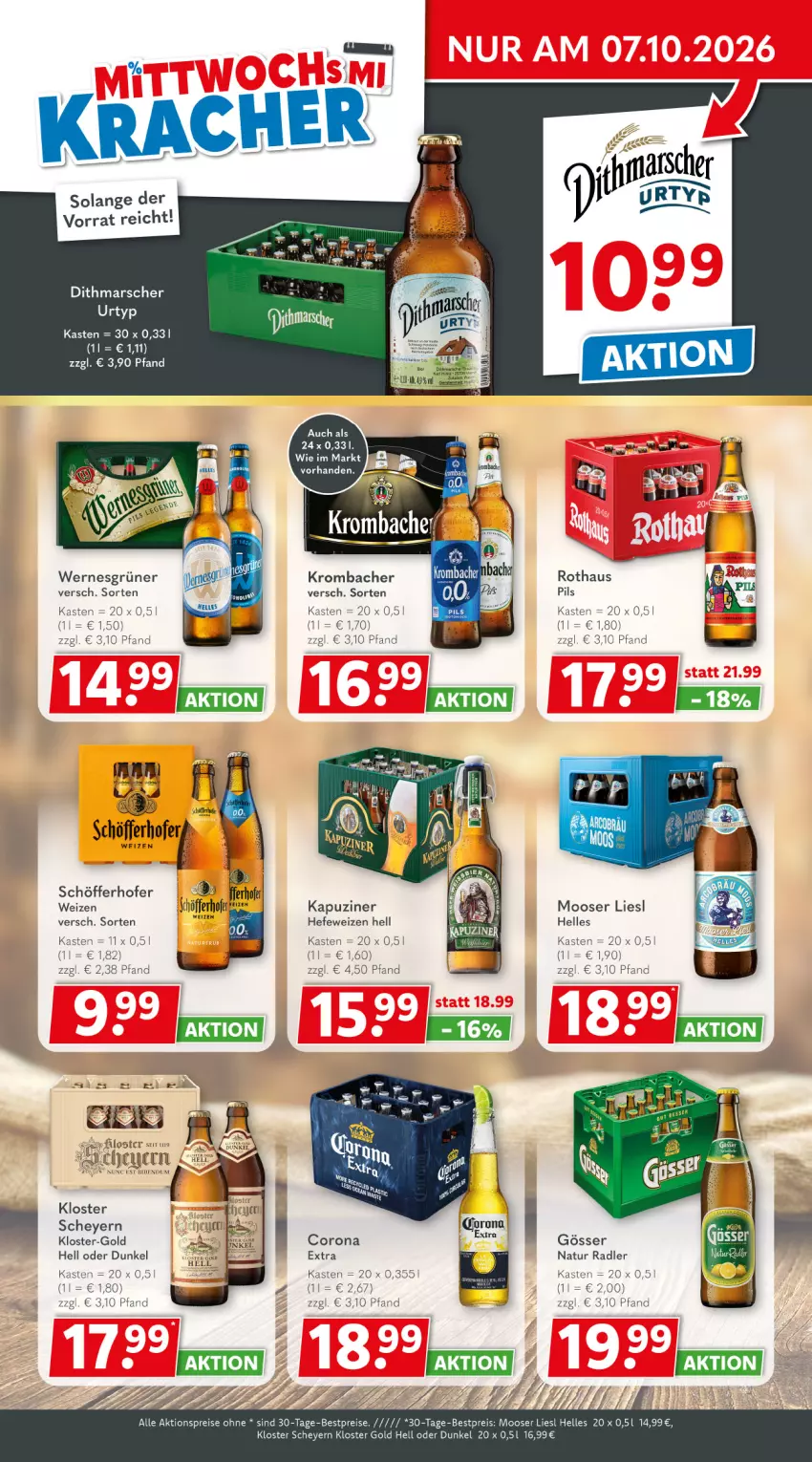 Aktueller Prospekt Getraenkeland - von 28.09 bis 10.10.2026 - strona 3 - produkty: aktionspreis, bestpreis, bestpreise, eis, elle, erde, gösser, Hefe, hefeweizen, krombache, krombacher, mars, natur, natur radler, pils, radler, reis, schöfferhofer, Ti, urtyp