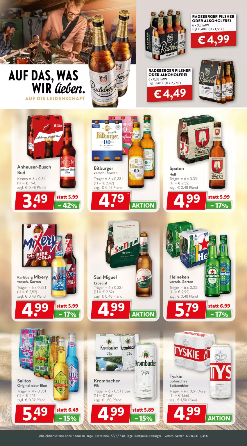 Aktueller Prospekt Getraenkeland - von 28.09 bis 10.10.2026 - strona 4 - produkty: alkohol, Berger, bier, bitburger, burger, gin, heineken, Heu, karlsberg, karlsberg mixery, krombache, krombacher, krombacher pils, Mixer, mixery, pils, pilsner, radeberger, radeberger pilsner, Ti, tyskie