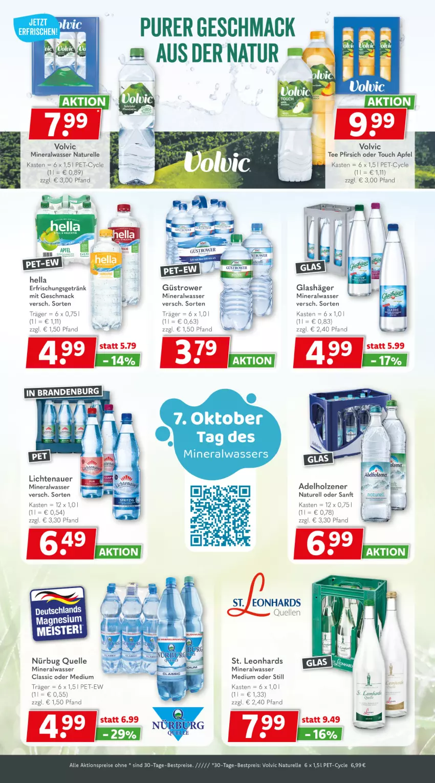 Aktueller Prospekt Getraenkeland - von 28.09 bis 10.10.2026 - strona 5 - produkty: adelholzener, aktionspreis, Alwa, apfel, auer, bestpreis, bestpreise, eis, elle, erfrischungsgetränk, getränk, Holz, lichtenauer, mac, mineralwasser, Mineralwasser Medium, natur, pfirsich, reis, rel, tee, Ti, volvic, wasser
