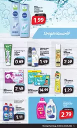 Gazetka promocyjna Markant - Prospekte - Gazetka - ważna od 03.09 do 03.09.2022 - strona 15 - produkty: bio, biozidprodukte, colgate, dove, eis, elnett, flasche, gin, haarspray, hakle, Heu, LG, milch, nivea, pampers, papier, pasta, pril, Rauch, reis, rwe, scheuermilch, shampoo, shampoo oder spülung, spülmittel, spülung, Ti, toilettenpapier, zahnpasta, ZTE