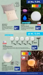 Gazetka promocyjna Aldi Nord - Aldi-Aktuell - Gazetka - ważna od 16.04 do 16.04.2022 - strona 31 - produkty: akku, auer, Bau, baumwolle, dell, elle, fernbedienung, Garten, gin, Kette, kissen, Kissenbezug, Kugel, Leuchte, lichterkette, lightzone, Mode, reine baumwolle, Ria, Ti, usb, wolle, ZTE
