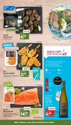 Gazetka promocyjna Aldi Nord - Aldi-Aktuell - Gazetka - ważna od 16.04 do 16.04.2022 - strona 5 - produkty: aldi, aprikose, asti, aust, Austern, bio, braten, eis, elle, fisch, flasche, früchte, garnelen, Garnelen-Spieße, Geflügel, grill, lachs, meeresfrüchte, Meister, messer, nuss, pasta, pfirsich, pizza, reis, riesling, rwe, saft, Ti, tisch, trolli, wein, Weißwein, zitrone, zitronen