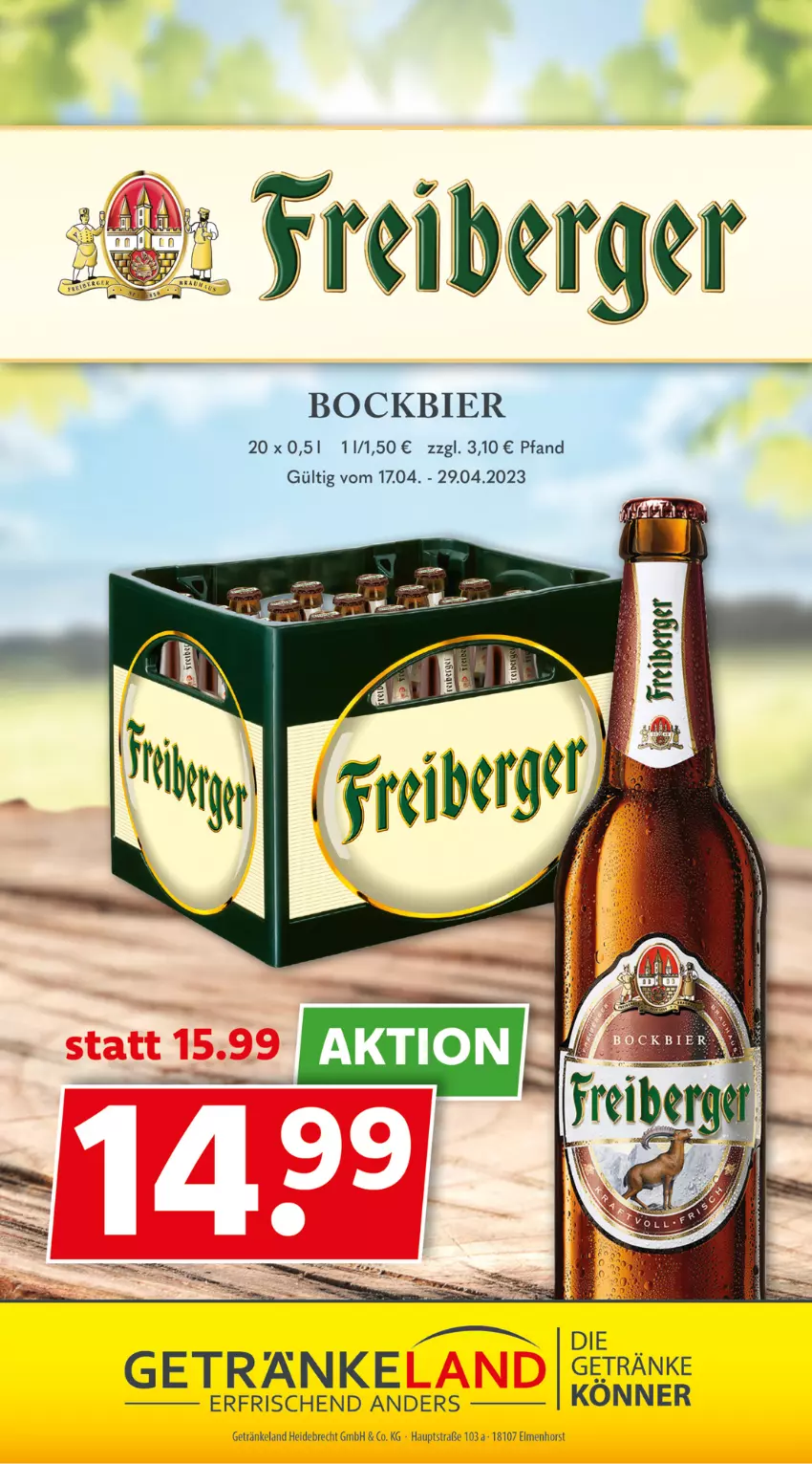 Aktueller Prospekt Getraenkeland - von 17.04 bis 29.04.2023 - strona 9 - produkty: bier, Elan, getränk, getränke, Ti