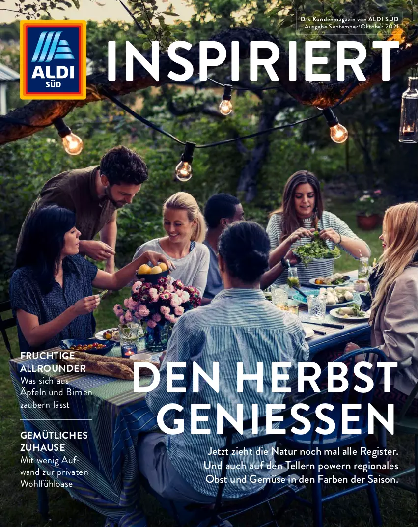 Aktueller Prospekt AldiSud - ALDI inspiriert - von 02.09 bis 31.10.2021 - strona 1