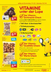 Gazetka promocyjna Netto Marken-Discount - Filial-Angebote - Gazetka - ważna od 19.11 do 19.11.2022 - strona 37 - produkty: angebot, asti, aust, bestpreis, beutel, bio, Datteln, decke, eis, fenster, lebensmittel, obst, reis, Ti, vita, Vitamine, ZTE