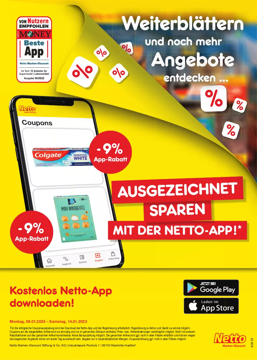 Aktueller Prospekt Netto Marken-Discount - Filial-Angebote - von 09.01 bis 14.01.2023 - strona 41 - produkty: angebot, angebote, coupon, coupons, decke, discount, eis, Holz, LG, marken-discount, reis, Ti, ZTE