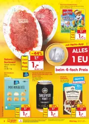 Gazetka promocyjna Netto Marken-Discount - Filial-Angebote - Gazetka - ważna od 14.01 do 14.01.2023 - strona 6 - produkty: bestpreis, beutel, Cap, cola, coupon, eis, enders, ferdi fuchs, gin, Kinder, mondamin, ndk, reis, salami, Soße, Ti, tonic, whiskey, Windbeutel