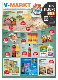 Gazetka promocyjna Vmarkt - V-Markt - Gazetka - ważna od 13.04 do 13.04.2022 - strona 1 - produkty: aperol, ariel, Becher, beispielabbildung, bernbacher, beutel, braten, brustfilet, cola, eier, eis, elle, fanta, filet, flasche, getränk, getränke, getränkesirup, gewürz, gin, joghur, joghurt, joghurt mit der ecke, kaffee, Käse, lenor, lenor waschmittel, mac, Mezzo Mix, Müller, natur, nuss, Pods, pute, reis, ring, schnitten, schnitzel, sirup, spargel, Spiele, sprite, Sprudel, teigwaren, teller, Ti, toffifee, usb, walnuss, waschmittel, wasser, wassersprudler, wein