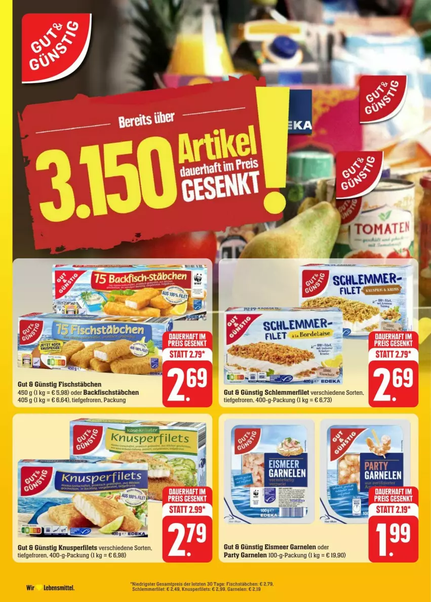 Aktueller Prospekt Edeka - Prospekte - von 13.07 bis 20.07.2024 - strona 20 - produkty: backfisch, bordelaise, eis, filet, filets, fisch, fischstäbchen, garnelen, lebensmittel, merl, reis, schlemmerfilet, Ti, ZTE