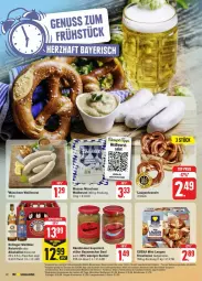 Gazetka promocyjna Edeka - Prospekte - Gazetka - ważna od 20.07 do 20.07.2024 - strona 22 - produkty: alkohol, angebot, angebote, bier, brezel, Brezeln, coupon, coupons, deka, eis, erdinger, flasche, händlmaier, Hausmacher, Laugenbrezel, lebensmittel, mac, natur, nuss, rabatt-coupon, reis, salat, senf, Ti, Weißwurst, wurst, ZTE, zucker