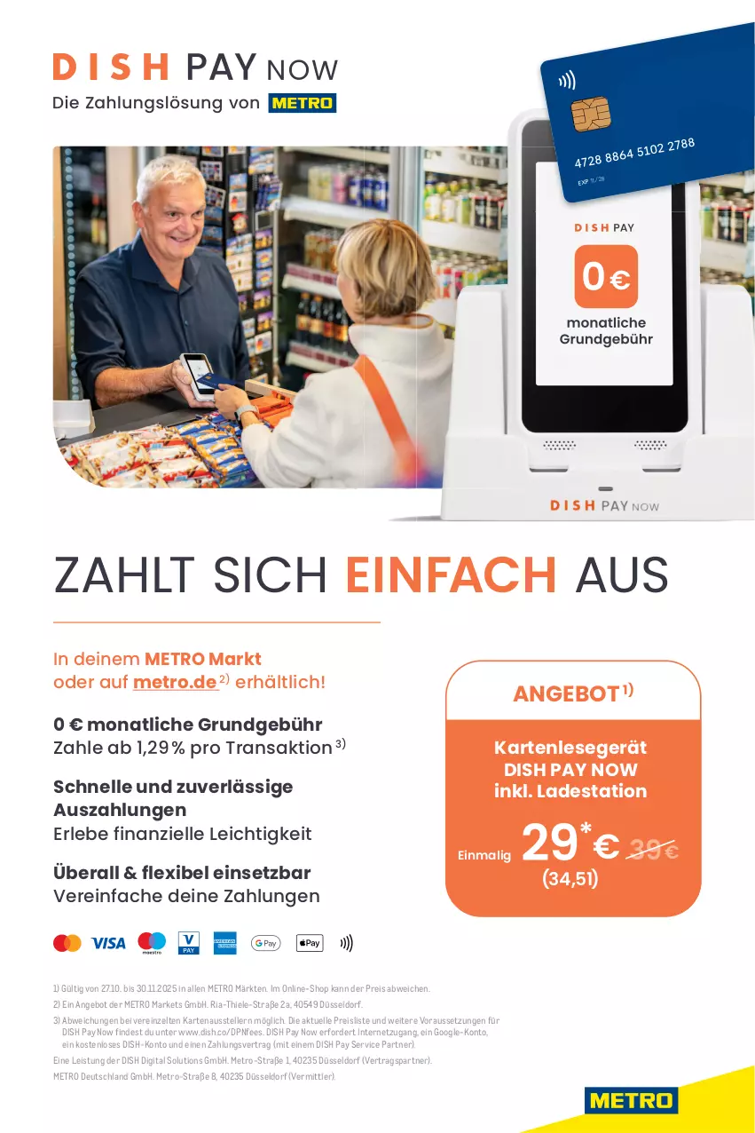 Aktueller Prospekt Metro - Wochen-Angebote Händler - von 10.11 bis 15.11.2025 - strona 9 - produkty: angebot, eis, elle, Metro, reis, Ria, teller, Ti, Zelt