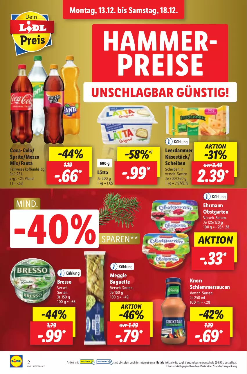 Aktueller Prospekt Lidl - Aktionsprospekt - von 13.12 bis 18.12.2021 - strona 2