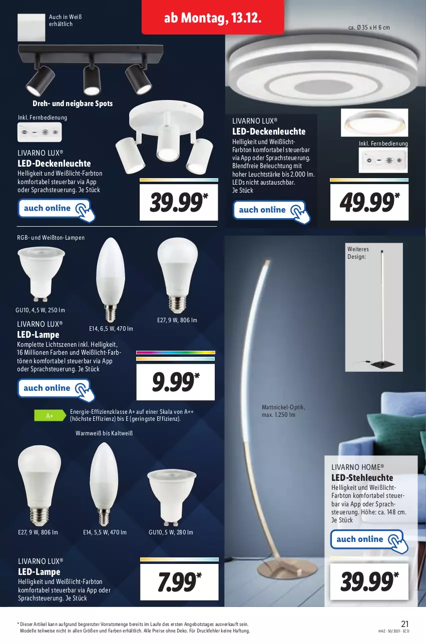 Aktueller Prospekt Lidl - Aktionsprospekt - von 13.12 bis 18.12.2021 - strona 21