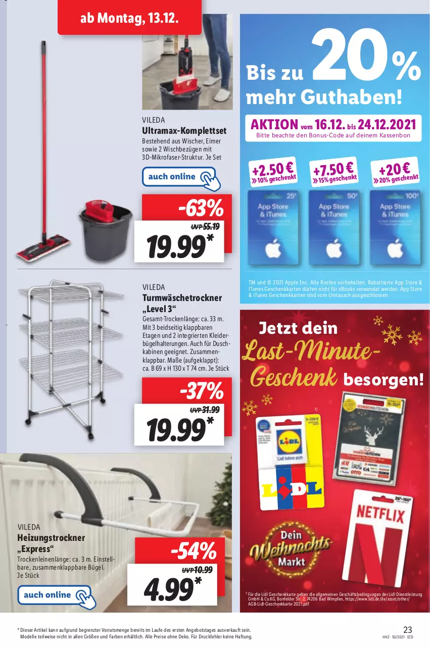 Aktueller Prospekt Lidl - Aktionsprospekt - von 13.12 bis 18.12.2021 - strona 23