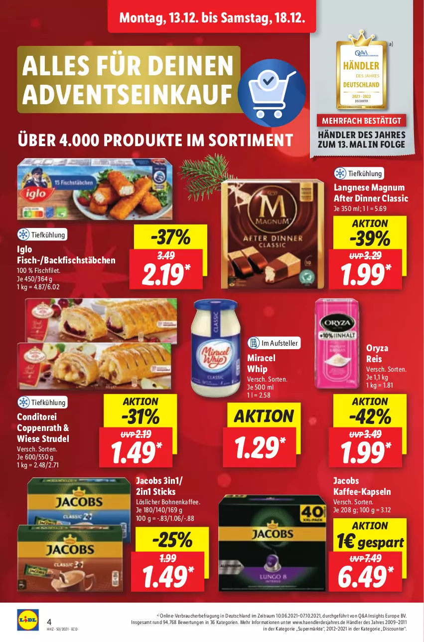 Aktueller Prospekt Lidl - Aktionsprospekt - von 13.12 bis 18.12.2021 - strona 4