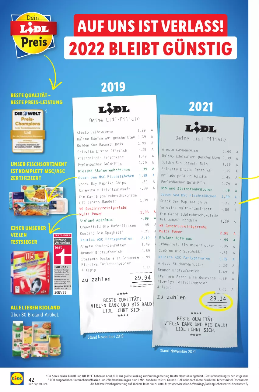 Aktueller Prospekt Lidl - Aktionsprospekt - von 13.12 bis 18.12.2021 - strona 42