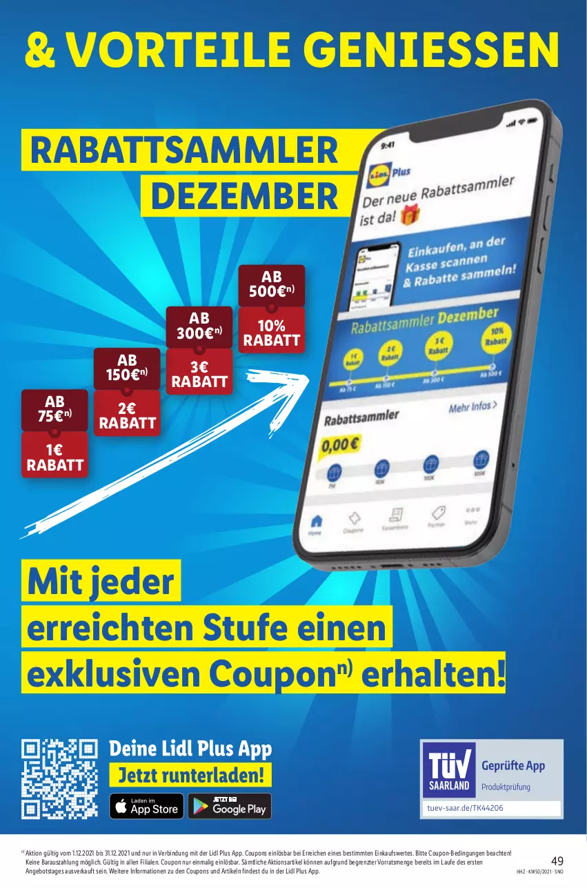 Aktueller Prospekt Lidl - Aktionsprospekt - von 13.12 bis 18.12.2021 - strona 49